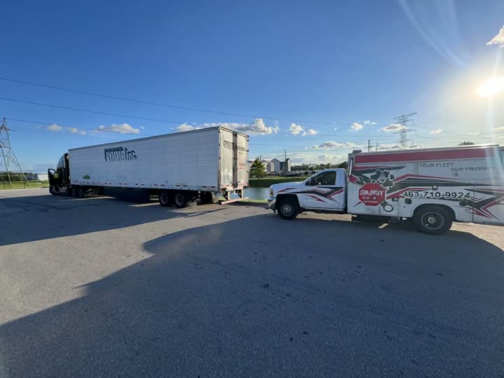 On-site with a Prime tractor-trailer — Distribution lot · Indianapolis, IN