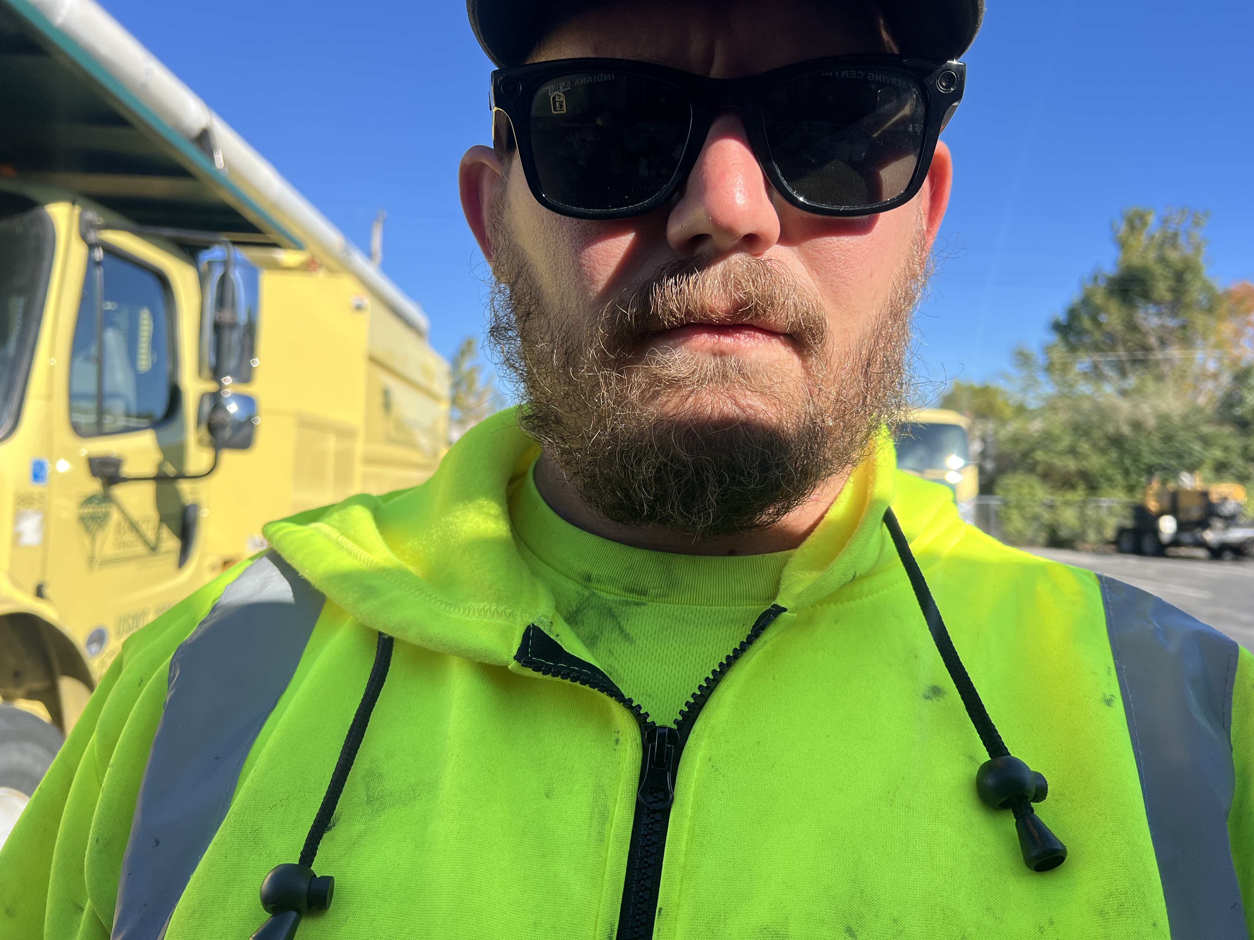 On-site work at fleet yard